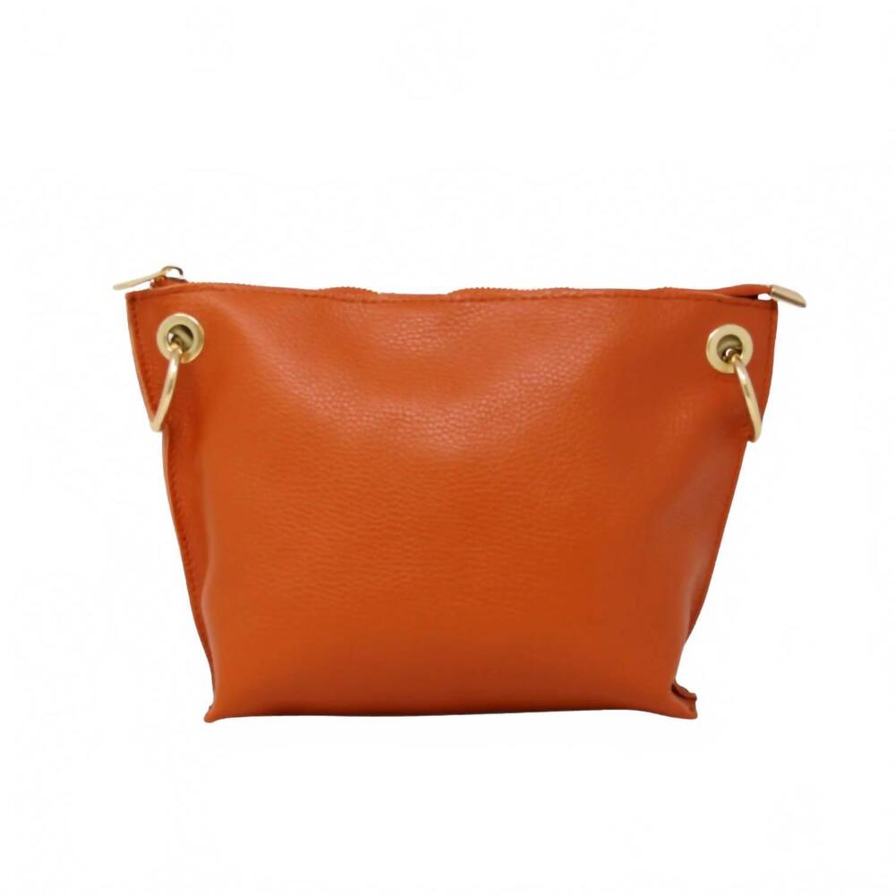 NEW GERMAN FUENTES jasmine crossbody bag with strap in orange